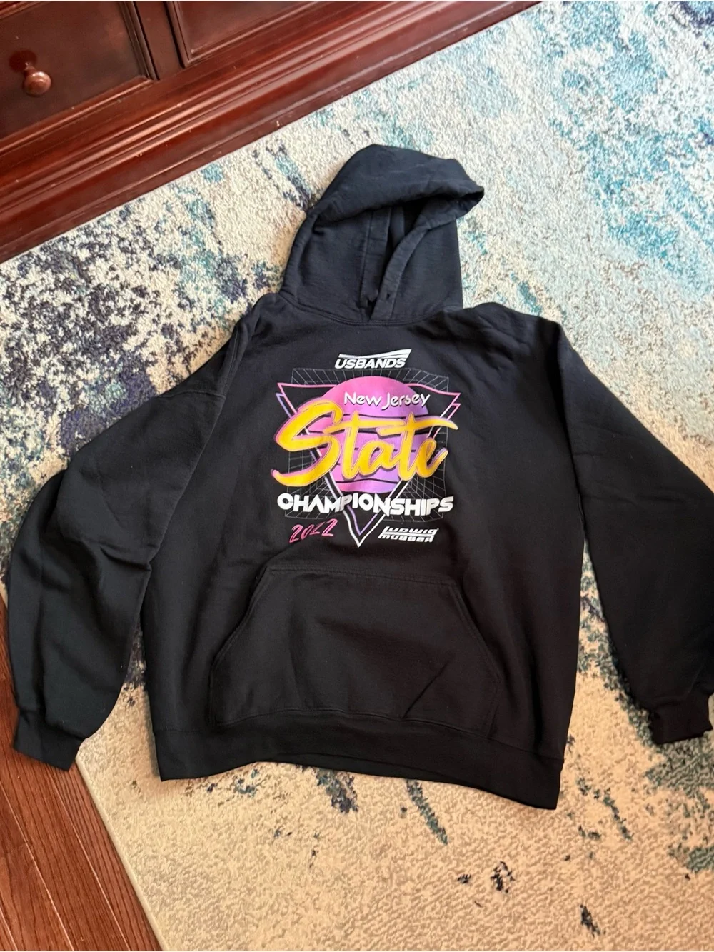 US Bands Black 'New Jersey State Championships' Hoodie